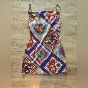 Urban Outfitters cowl neck printed dress - worn only once!